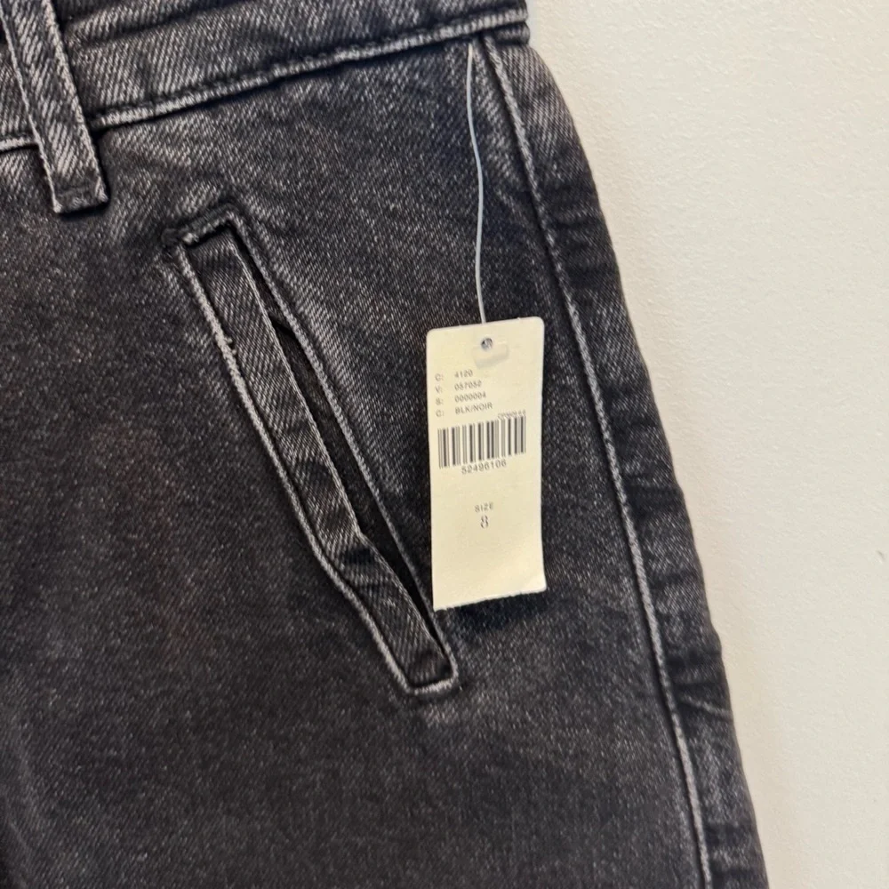 NWT Anthropologie Black Pilcro Denim Mini Skirt Size 6